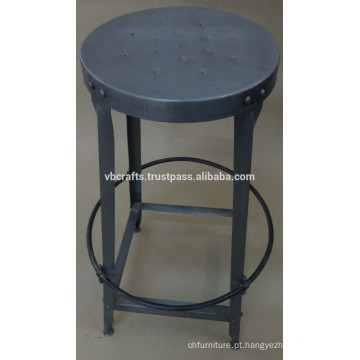 Tabuleiro de tabuleiro industrial Vintage Round Top